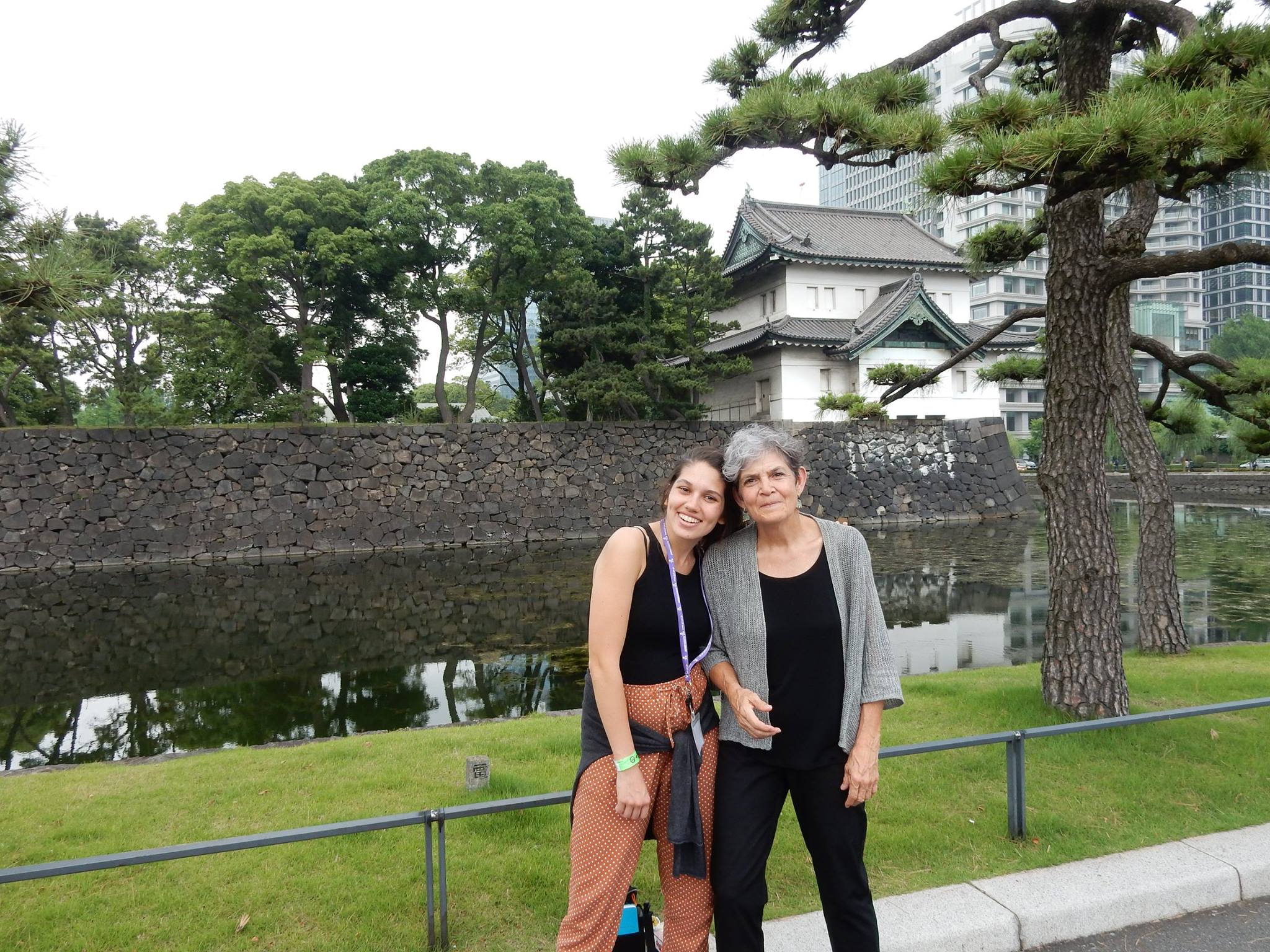 Professor Curt Hansman and Student Emily Spurgeon in Japan for Study Abroad!