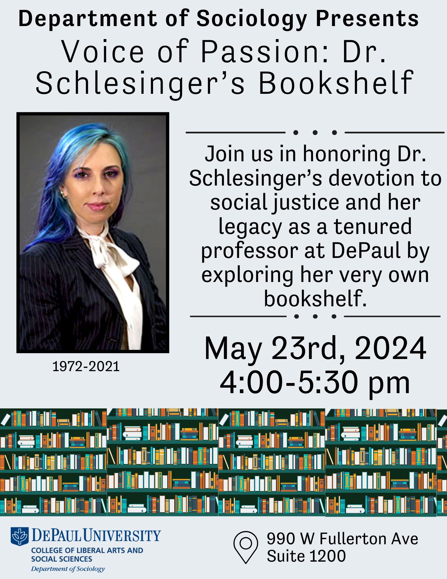 Schlesinger Bookshelf Event