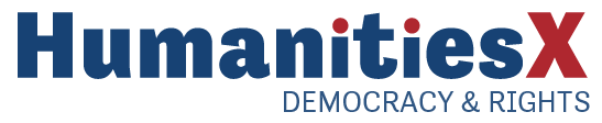 Logo text: HumanitiesX Democracy and Rights Logo text: HumanitiesX Democracy and Rights