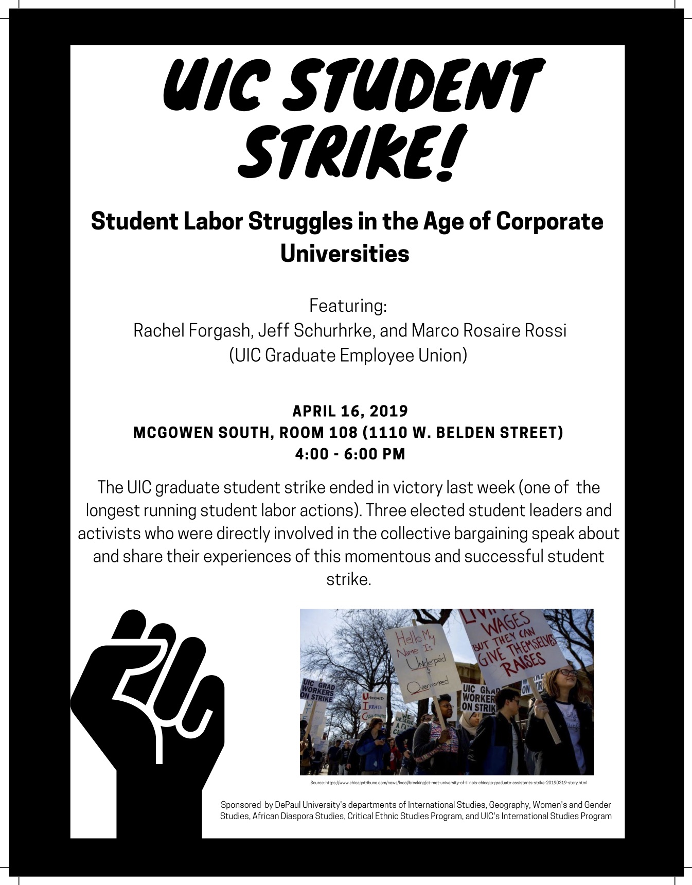 UIC student strike