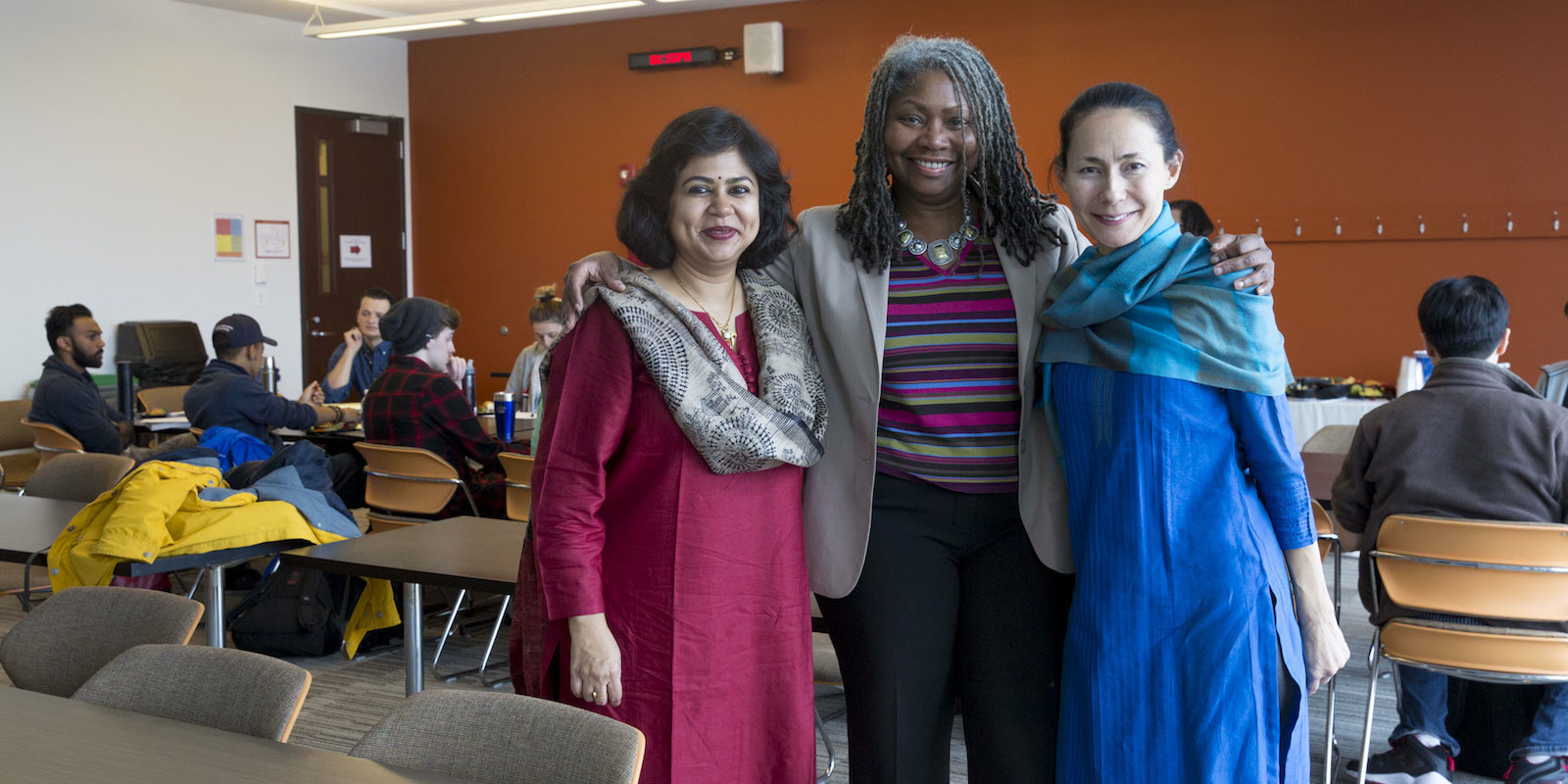 Professor Sulakshana Sen of Symbiosis University, India on a special guest lecture visit to DePaul, hosted by Global Asian Studies faculty and students.