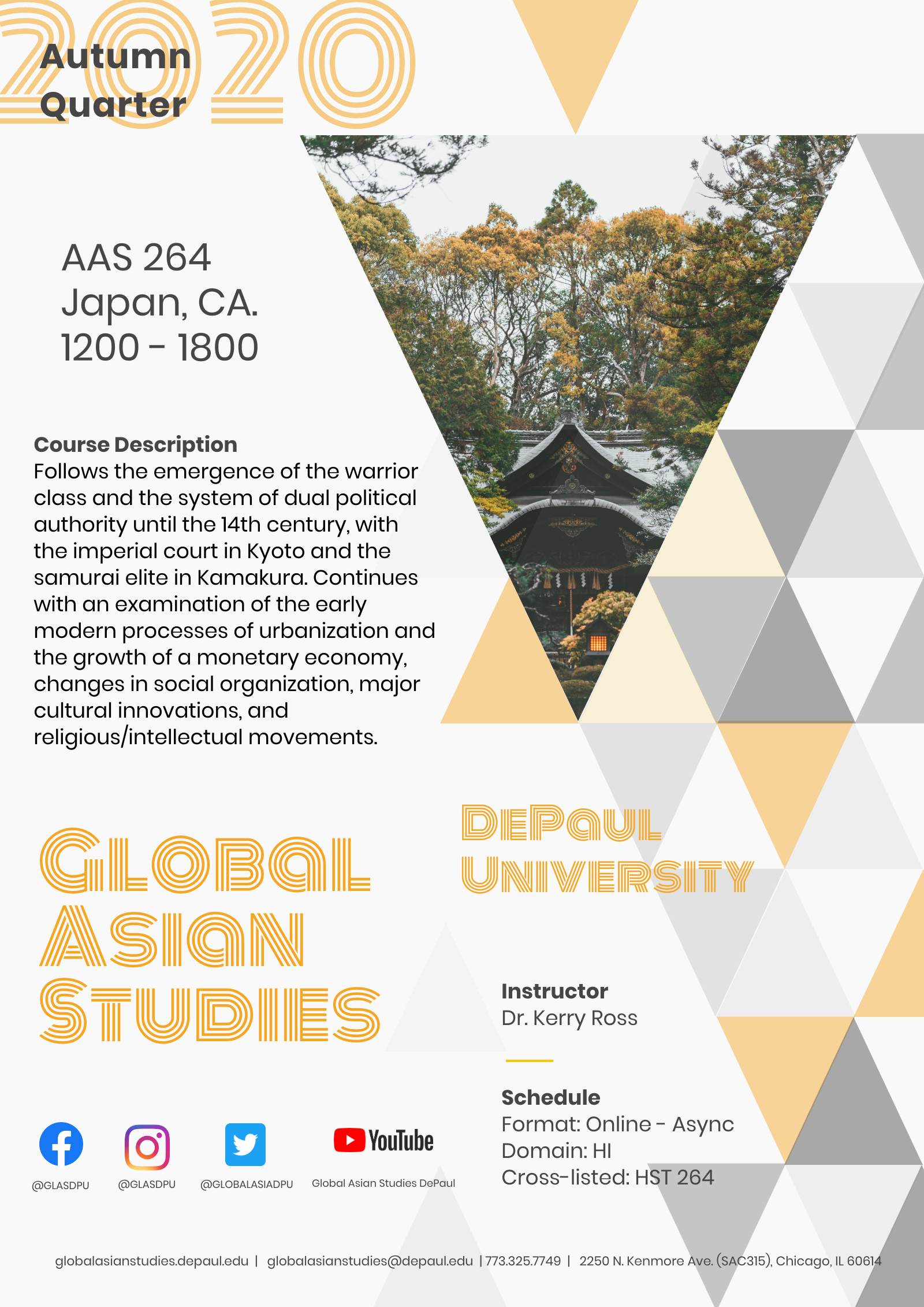 Depaul 2022 2023 Calendar Class Search | Global Asian Studies | Academics | College Of Liberal Arts &  Social Sciences | Depaul University, Chicago