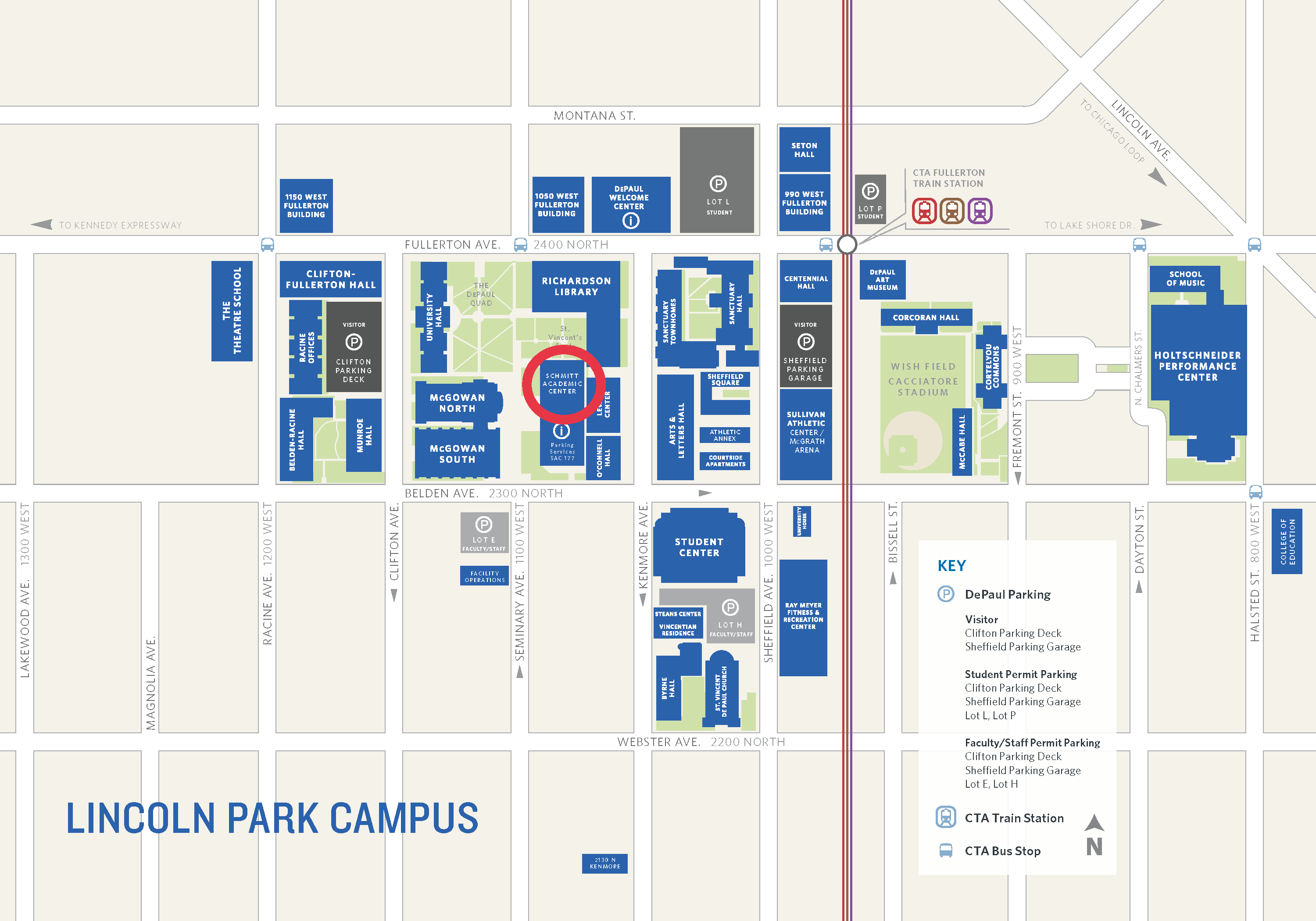 Depaul University Lincoln Park Campus Map The Chicago Language Symposium 2020: Location | 2021 Chicago Language  Symposium | Events | About | Modern Languages | Academics | College Of  Liberal Arts & Social Sciences | Depaul University, Chicago