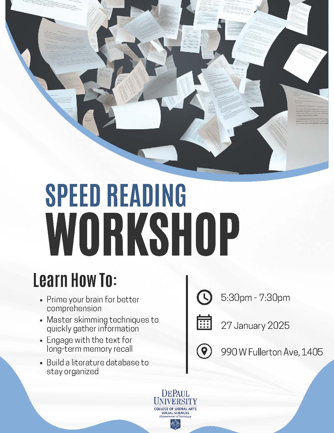 Graduate Student Workshop: Speed Reading