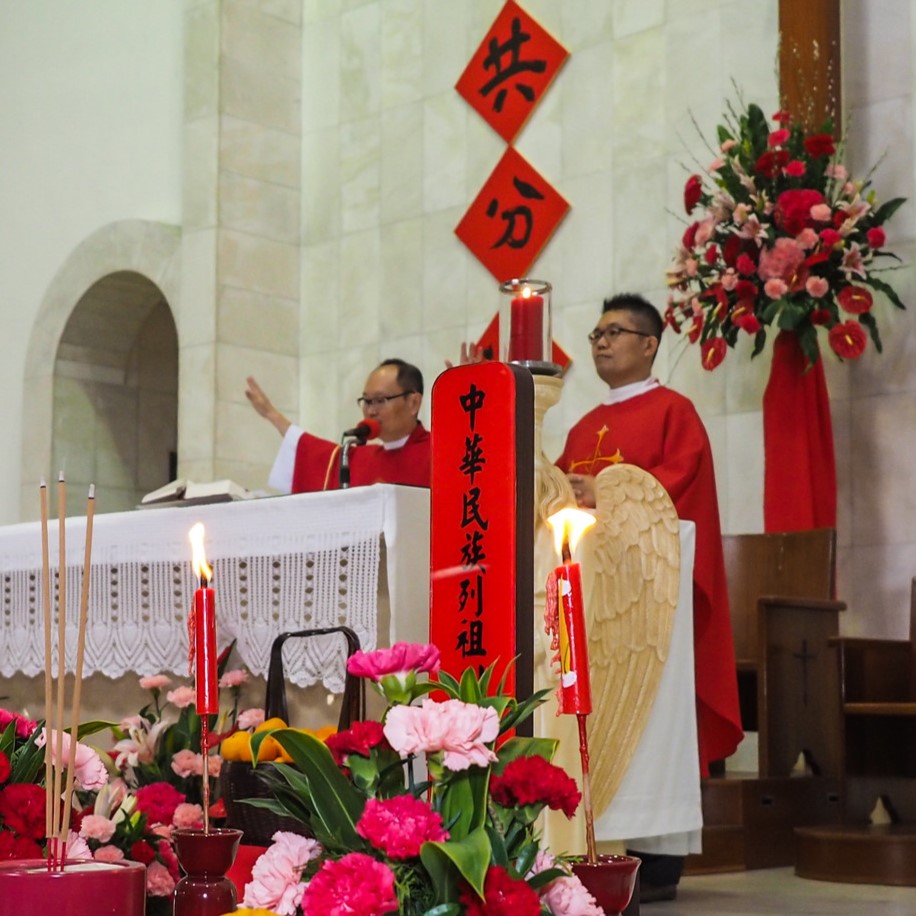 Celebrating Mass for Chinese New Year