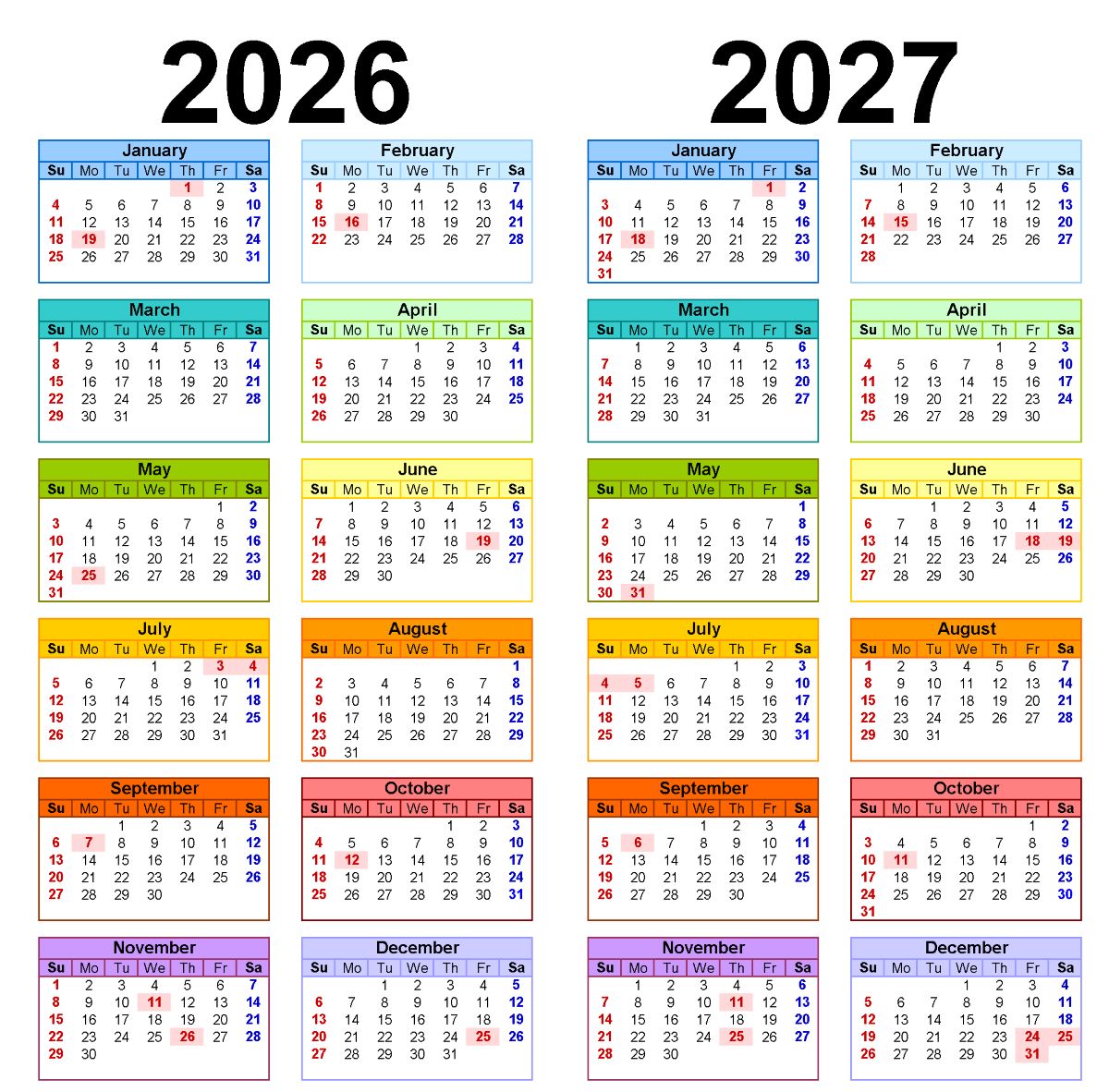 2026-27 calendar