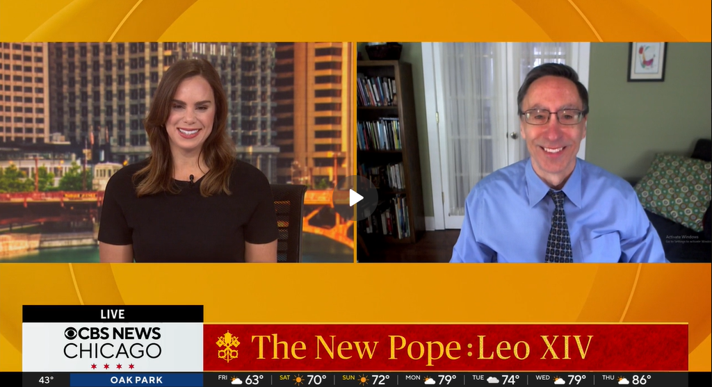 CBS Chicago anchor with Bill Cavanaugh