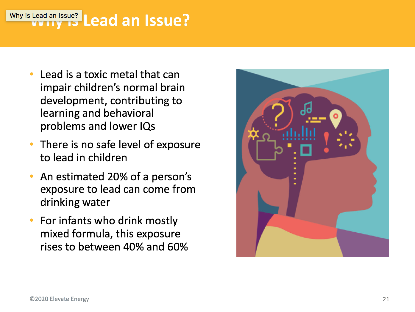 Lead lines PPT slide_issues