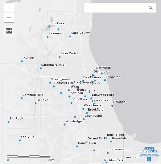 Interactive map of Commission trainings.